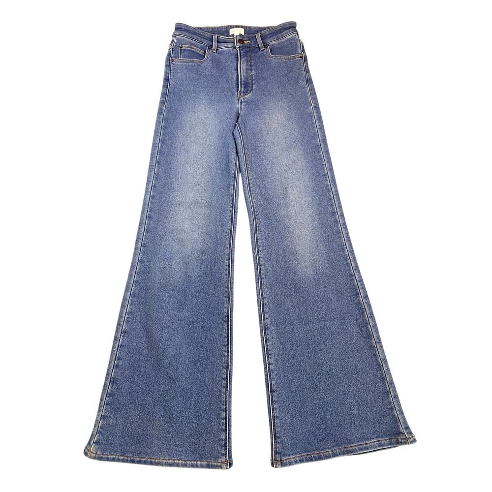 Z Supply Women's Viral Sweatpant Jean Wide Leg/Flare Size 26